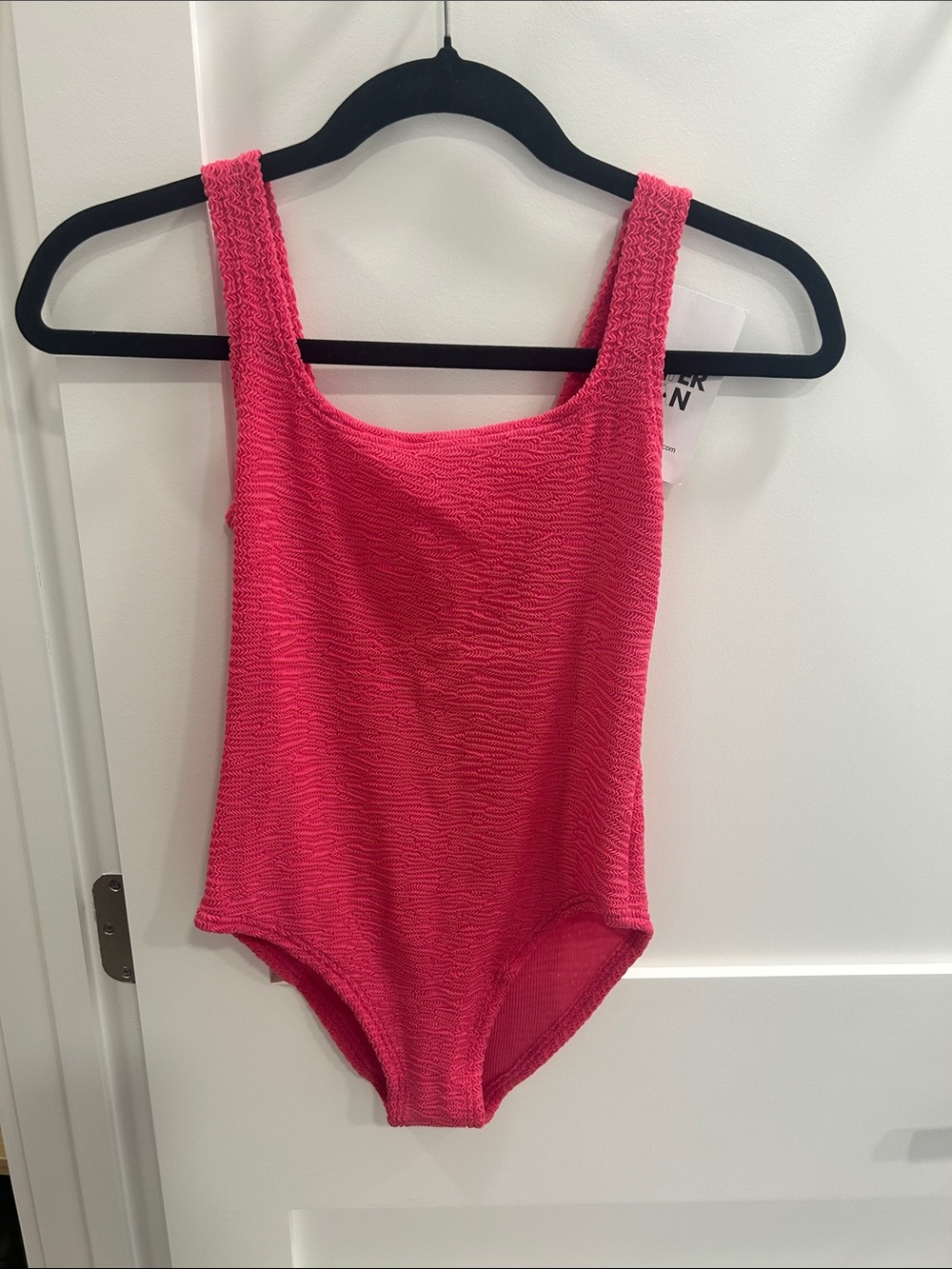 NWT Better tan swim Textured Ribbed Hot Pink One-Piece Swimsuit - XS-L